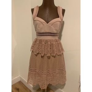 Self Portrait Bustier Mini dress